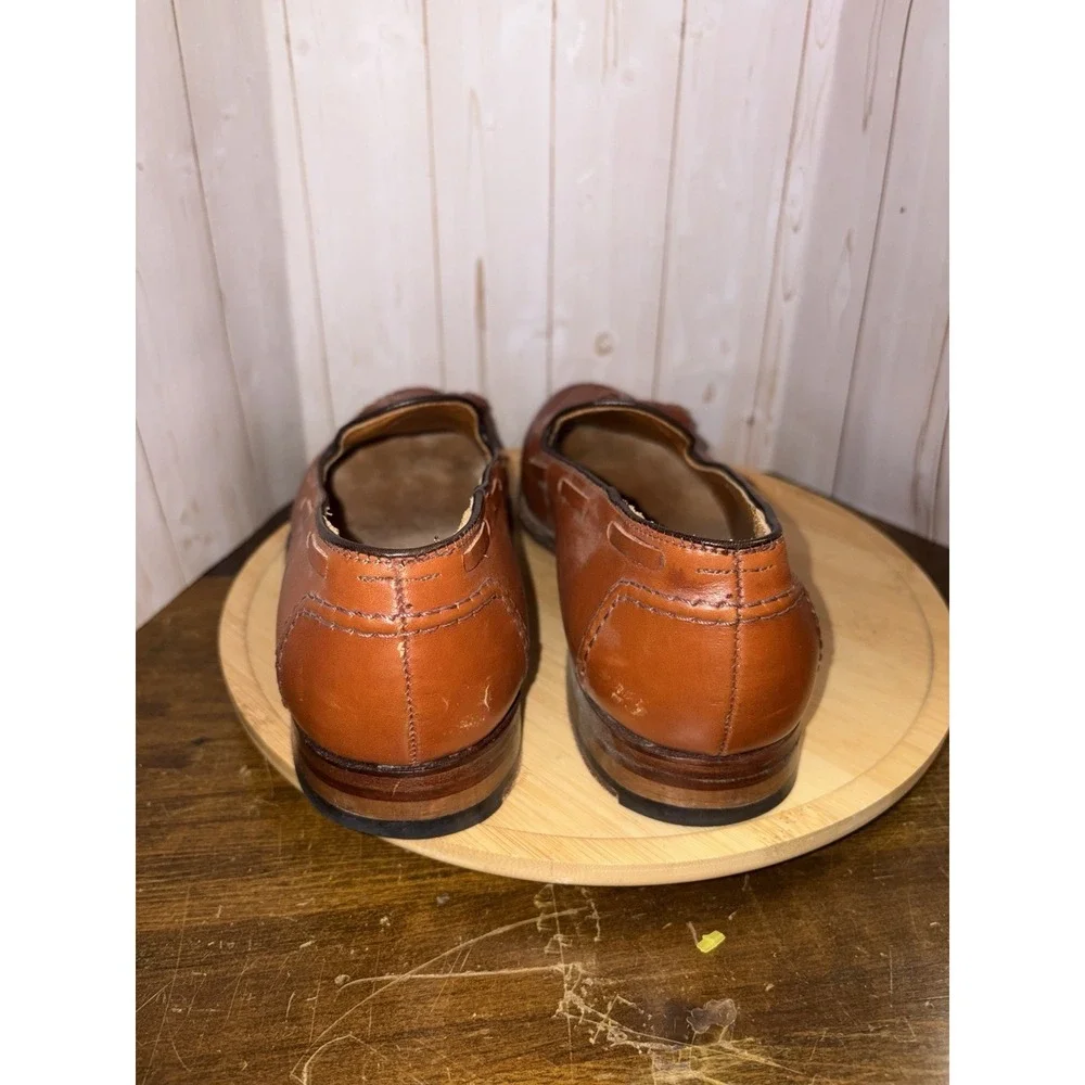 Alden For Brooks Brothers Tassel Loafers size 9 C Brown‎